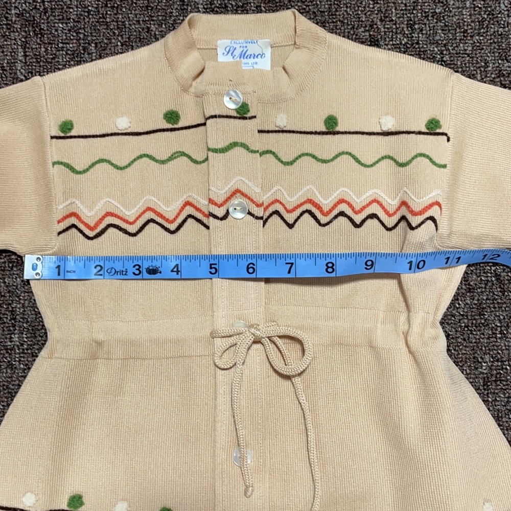 Vintage Italian-made Girl’s Dress Sz approx 2T - Picture 3 of 9
